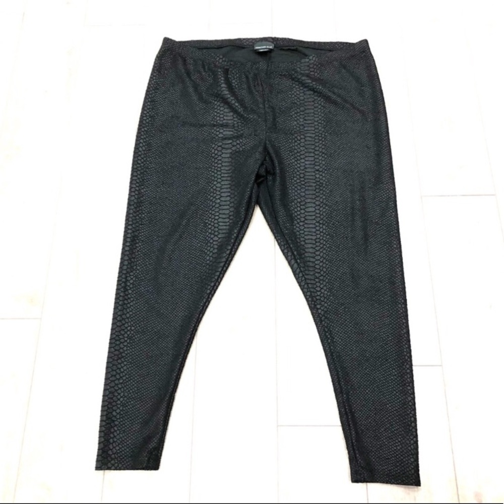 Addition Elle Snake Print Leggings - 3XL
